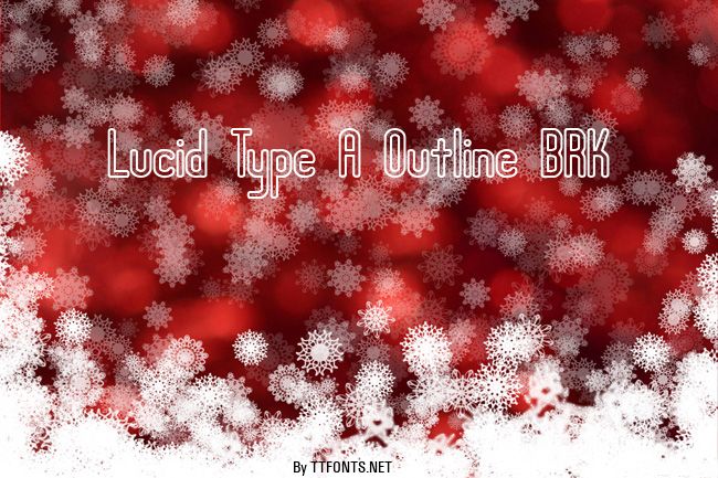 Lucid Type A Outline BRK example